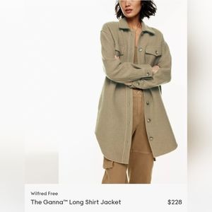 Ganna long shirt jacket